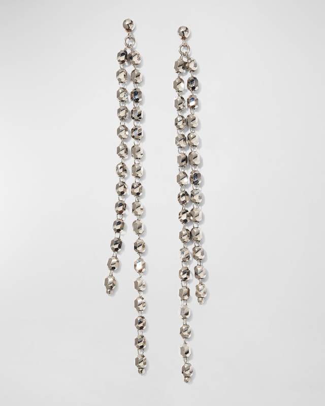 Platinum 2-Strand Earrings